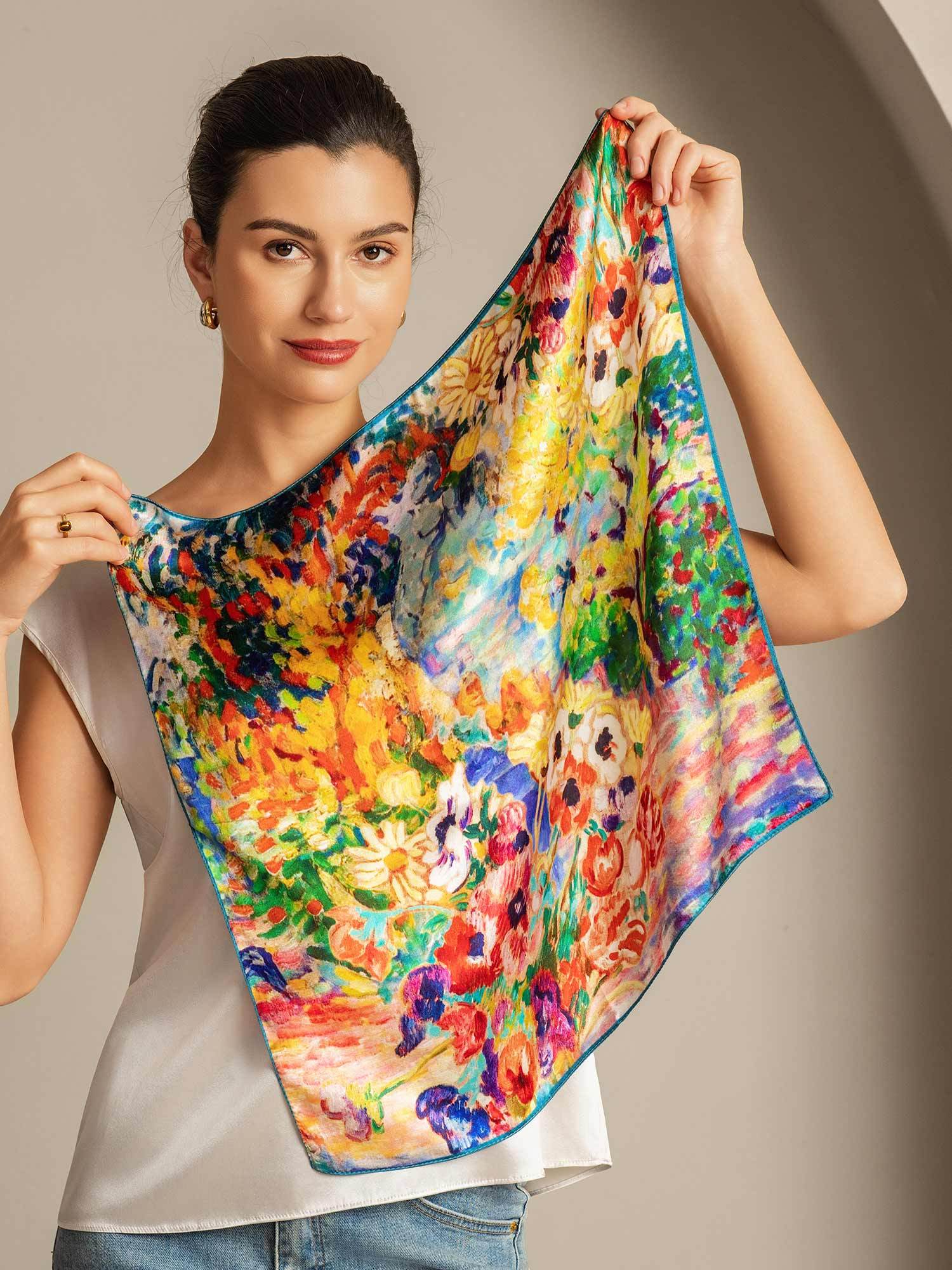 [P096] SilkSilky-DE Reine Seide Scarf 002