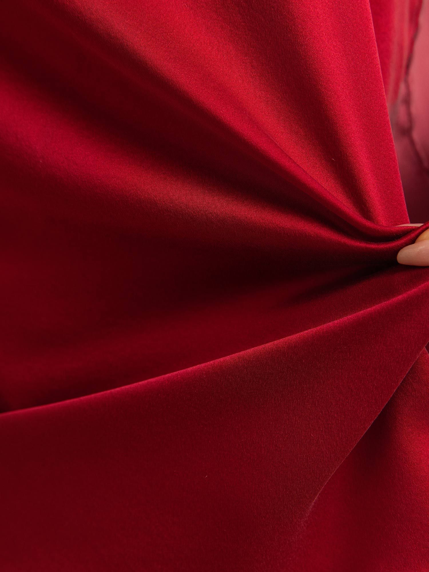 [Rotwein] SilkSilky-DE 19Momme Seide Camisole Set 004,