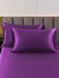 SilkSilky-DE 19Momme Reine Seide Pillowcase Violett 001