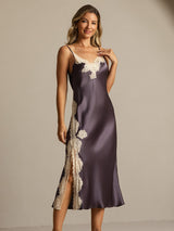 [Lilagrau] SilkSilky-DE Reine Seide Nightgown 007,