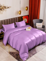 [Lavendel] SilkSilky-DE 19Momme Reine Seide Bedding Set 002