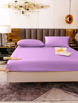 [Lavendel] SilkSilky-DE 19Momme Bettwäsche Sets 006