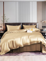 [Beige] SilkSilky-DE 22Momme Bettwäsche Sets 001