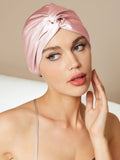 SilkSilky DE Reine Seide Sleep Cap Rosa 001