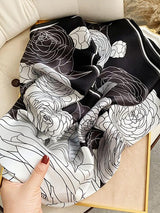 [P075] SilkSilky-DE Reine Seide Scarf 003
