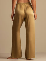[Tan] SilkSilky-DE 19Momme Women's Sleep Pants 002