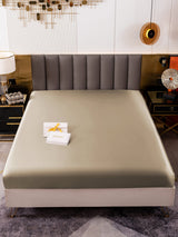 [Khaki] SilkSilky-DE 19Momme Spannbettlaken 002