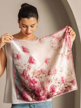 [P103] SilkSilky-DE Reine Seide Scarf 003,