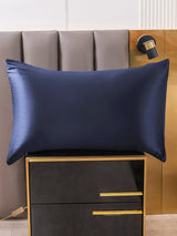 [Dunkelblau] SilkSilky-DE 30Momme Reine Seide Pillowcase 001