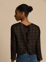 [Schwarz] SilkSilky-DE Blouse 002