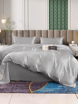 [Silber] SilkSilky-DE 25Momme Reine Seide Bedding Set 002