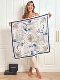 SilkSilky DE Reine Seide Scarf Blau 004