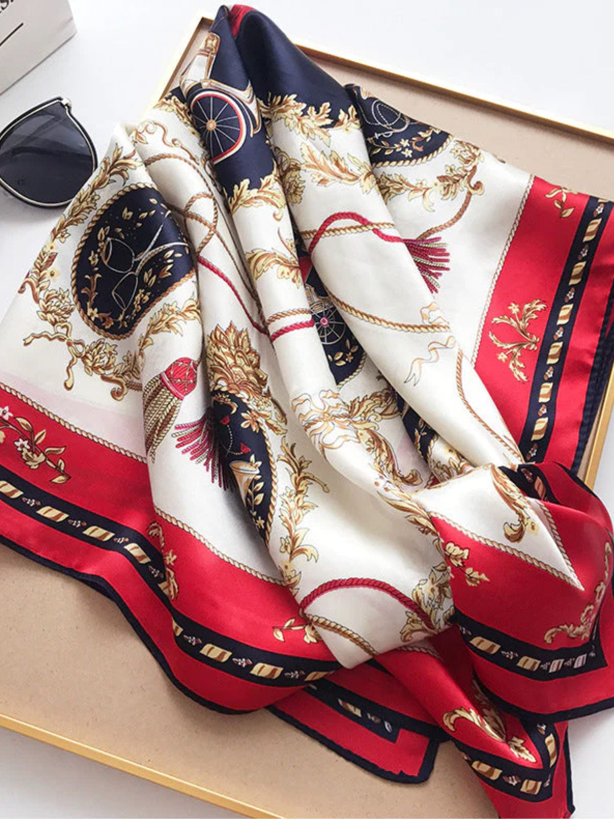 [P001] SilkSilky-DE Reine Seide Scarf 002,