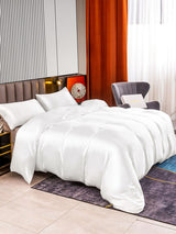[Weiß] SilkSilky-DE 22Momme Reine Seide Bedding Set 004,
