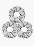 SilkSilky DE 19Momme Reine Seide Scrunchie Silber 002