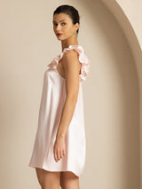 [Rosa] SilkSilky-DE Sleeveless Square Neck Nachthemden 003