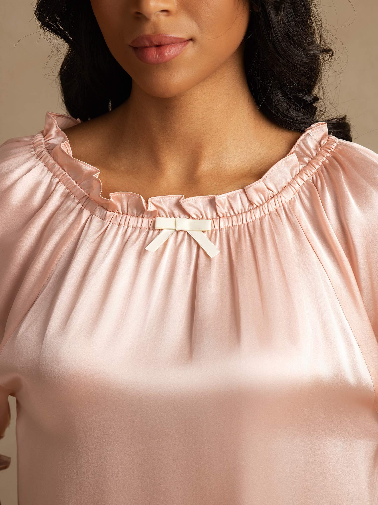 [Hellrosa] SilkSilky-DE Reine Seide Nightgown 004