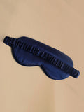 SilkSilky-DE 19Momme Reine Seide Eye Mask Dunkelblau 003