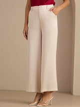 [Beige] SilkSilky-DE Womens Pants 001