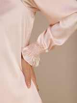 [Rosa] SilkSilky-DE Long Sleeve Damenblusen 006