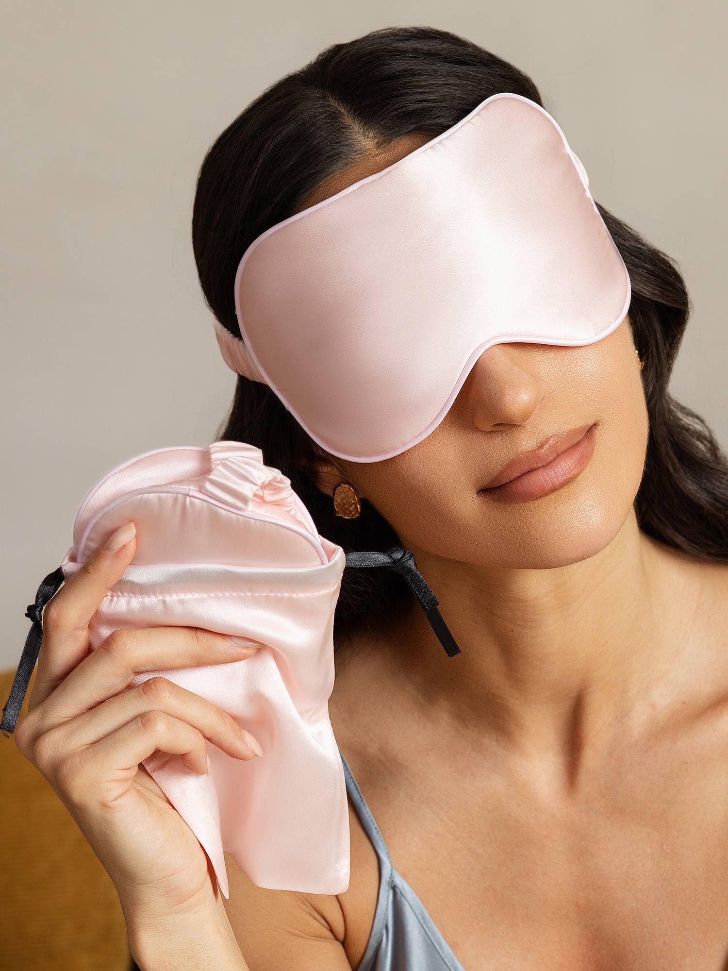 [Rosa] SilkSilky-DE Reine Seide Eye Mask 003