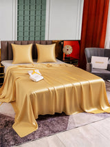 [Champagner] SilkSilky-DE Bettwäsche Sets 003