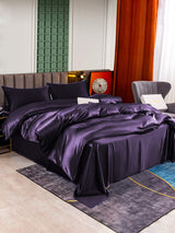 [Violett] SilkSilky-DE 25Momme Reine Seide Bedding Set 002