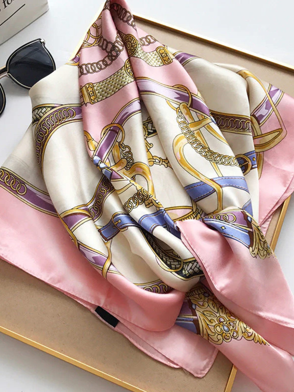 [P013] SilkSilky-DE Reine Seide Scarf 002,