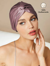 [Blasses Mauve] SilkSilky-DE Schlafmützen 001