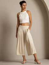 [Beige] SilkSilky-DE Damenhosen 007