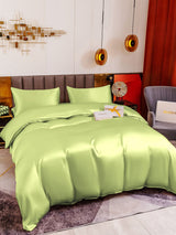 [Mintgrün] SilkSilky-DE 19Momme Reine Seide Bedding Set 005