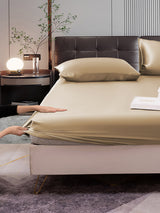 [Beige] SilkSilky-DE 22Momme Bettwäsche Sets 006