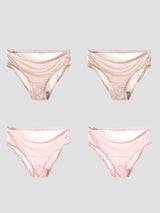 [Beige+Hellrosa] SilkSilky-DE Seidenstrick Panty 003