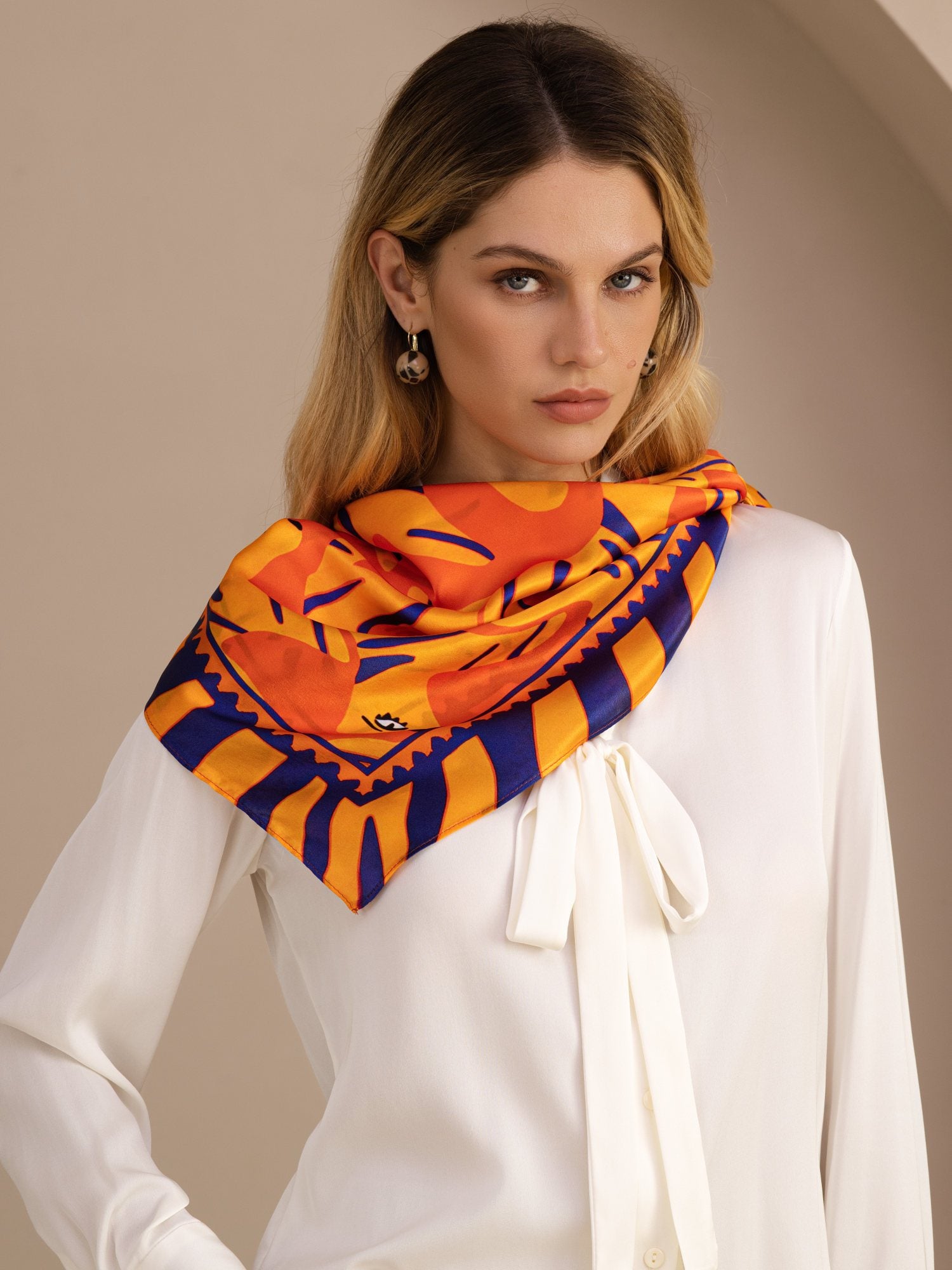 [Oranger Hund] SilkSilky-DE Scarf 002