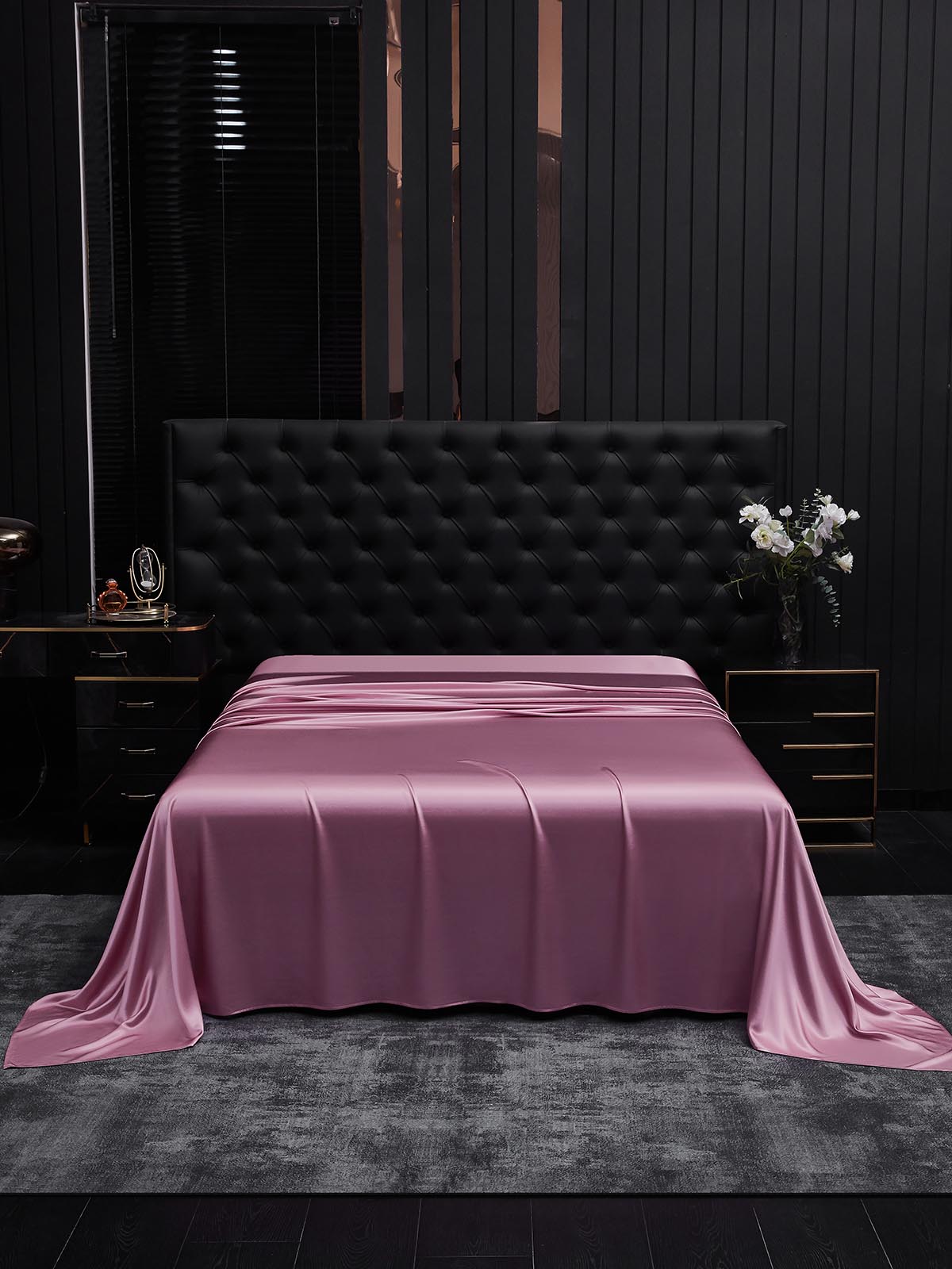 [Mauve Orchidee] SilkSilky-DE 19Momme Reine Seide Sheet 002