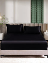 [Schwarz] SilkSilky-DE 25Momme Bettwäsche Sets 002