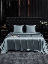 [Graublau] SilkSilky-DE Bettwäsche Sets 002