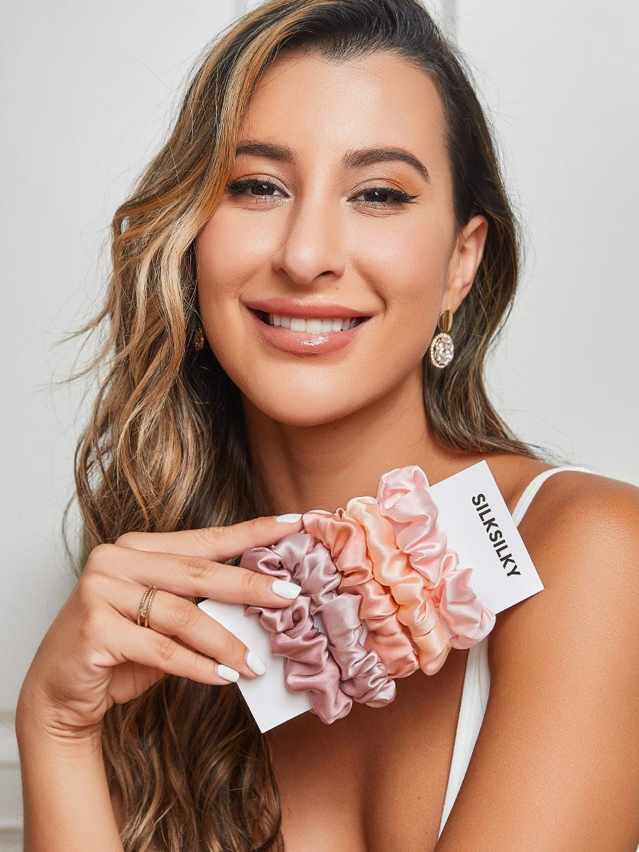 [Group4] SilkSilky-DE 19Momme Reine Seide Scrunchie 001