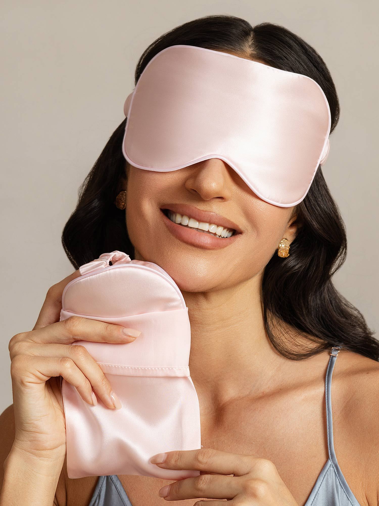 [Rosa] SilkSilky-DE Reine Seide Eye Mask 001