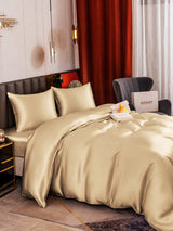 [Beige] SilkSilky-DE Bettwäsche Sets 005