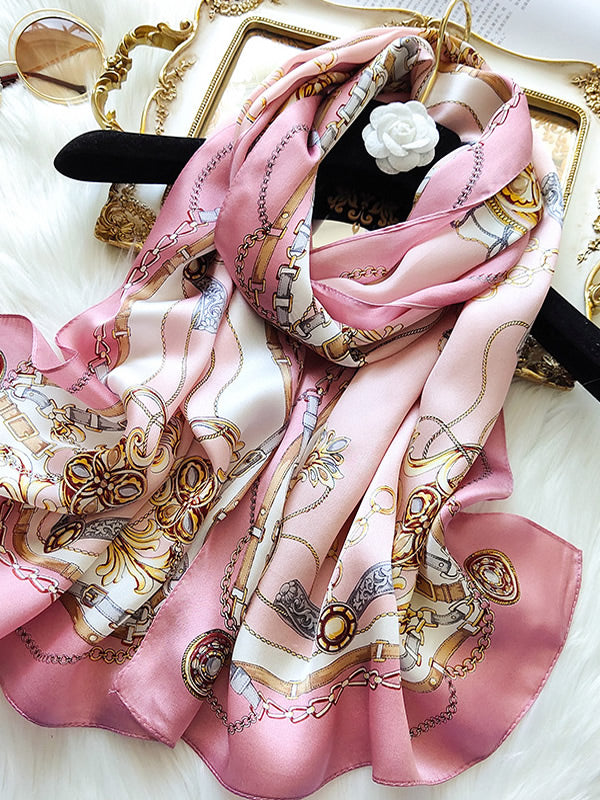 [P019] SilkSilky-DE Reine Seide Scarf 001,