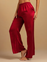 [Rotwein] SilkSilky-DE 19Momme Women's Sleep Pants 007