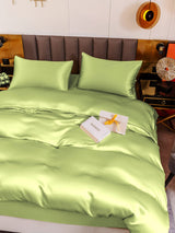 [Mintgrün] SilkSilky-DE 19Momme Reine Seide Bedding Set 003
