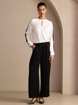 [Schwarz] SilkSilky-DE Womens Pants 006