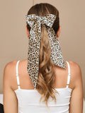 SilkSilky-DE 19Momme Reine Seide Scrunchie Leopard 004