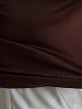 [Kaffee] SilkSilky-DE Half Sleeve T-Shirt 004