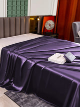 [Dunkelviolett] SilkSilky-DE 22Momme Spannbettlaken 003