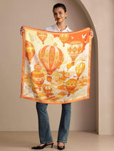 [Gelber Ballon] SilkSilky-DE Scarf 005
