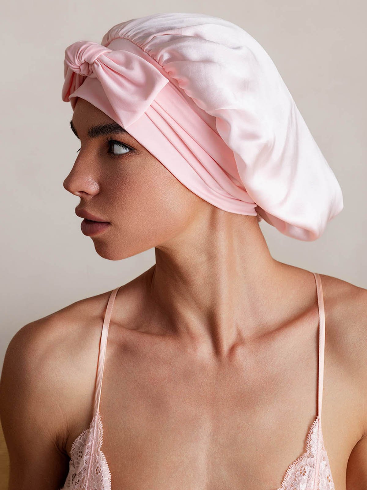 [Hellrosa] SilkSilky-DE Reine Seide Sleep Cap 002