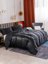 [Schwarz] SilkSilky-DE 19Momme Bettwäsche Sets 004